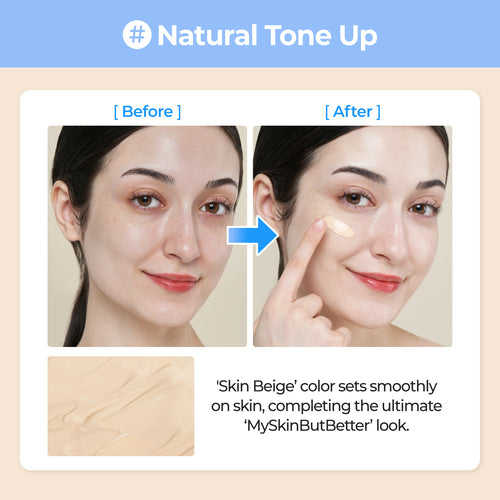 NUMBUZIN No.3 Porcelain Base Skip Tone Up Beige 50ml