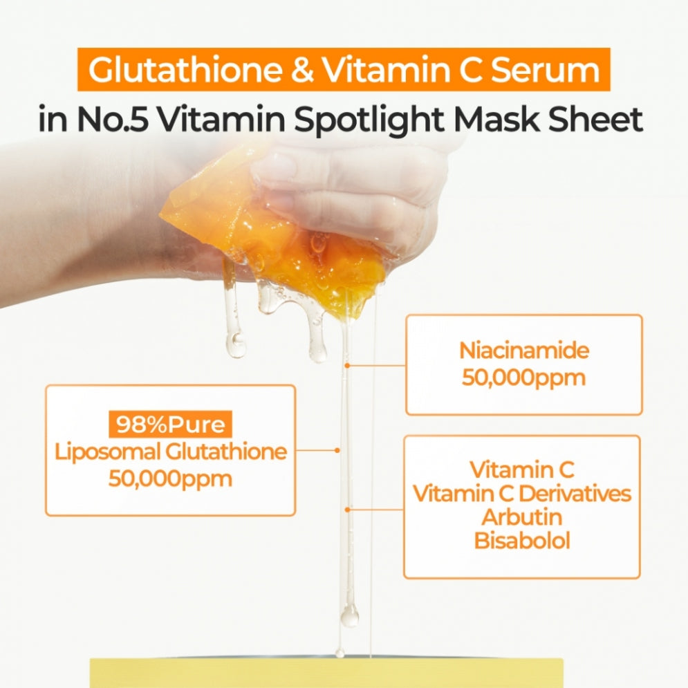 NUMBUZIN No.5 Glutathione Vitamin Mask
