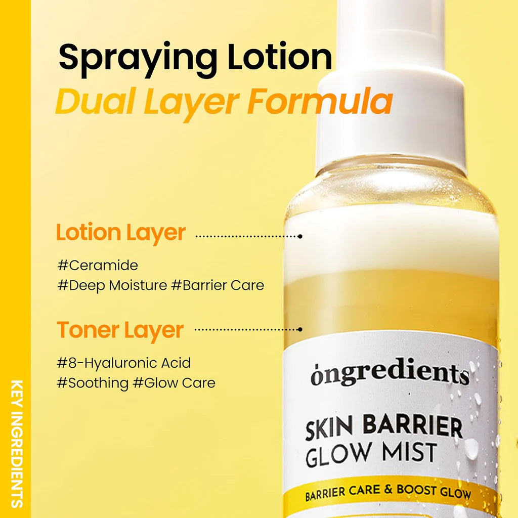[PRE-ORDER] Ongredients  Skin Barrier Glow Mist 100ml
