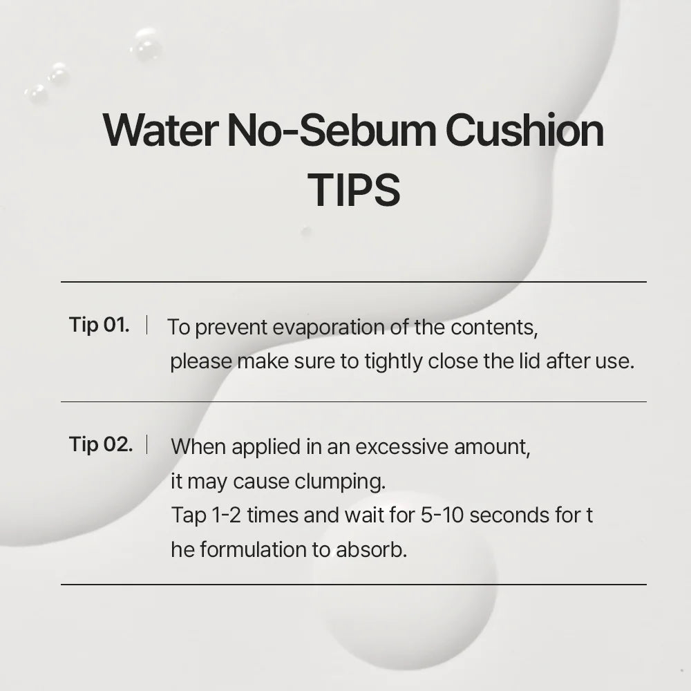 PARNELL Glacial Biome Water No-Sebum Cushion 10ml