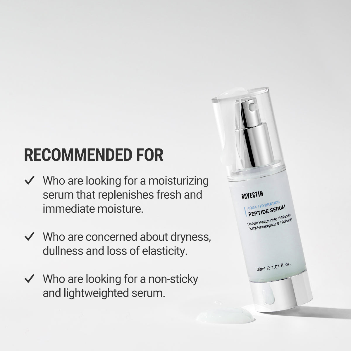 [PRE ORDER] ROVECTIN Aqua Peptide Serum 30ml
