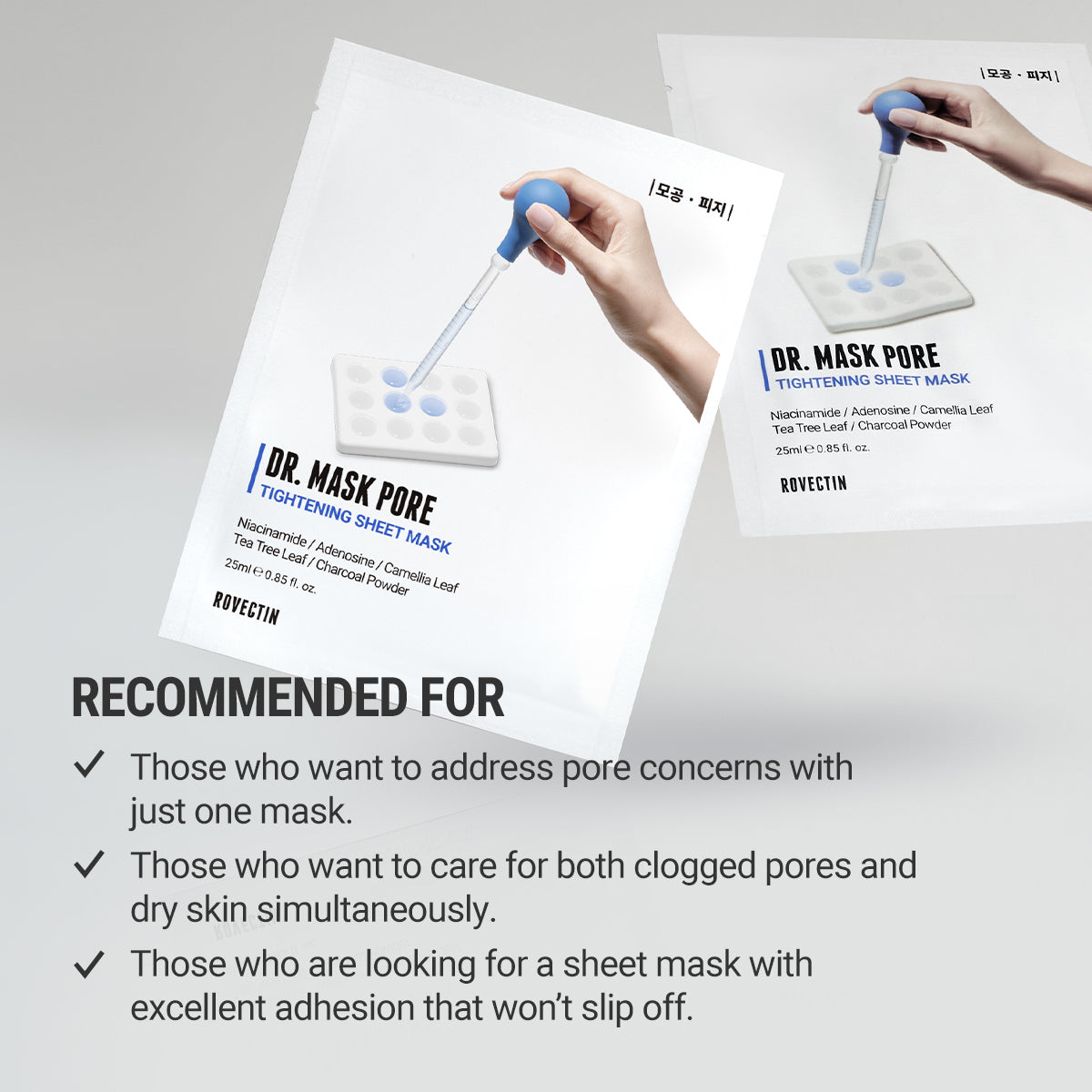 ROVECTIN DR. Mask Pore Tightening Sheet Mask 25ml