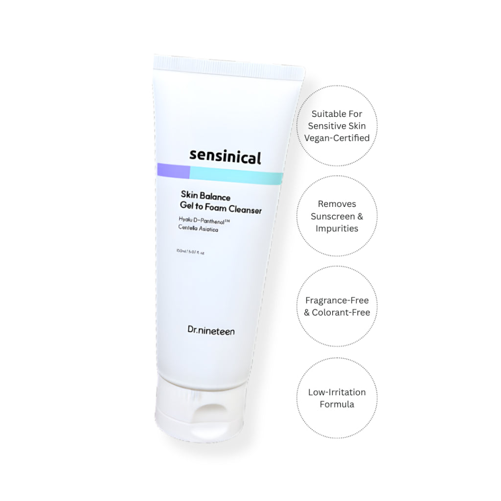 [PRE ORDER] Dr.Nineteen Sensinical Bundle - Cleanser, Toner, Ampoule & Cream