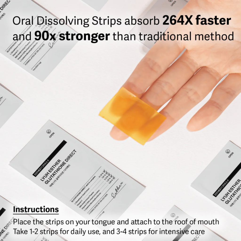 [PRE-ORDER] Esther Formula Glutathione Direct Film 3X -  30pcs / Halal