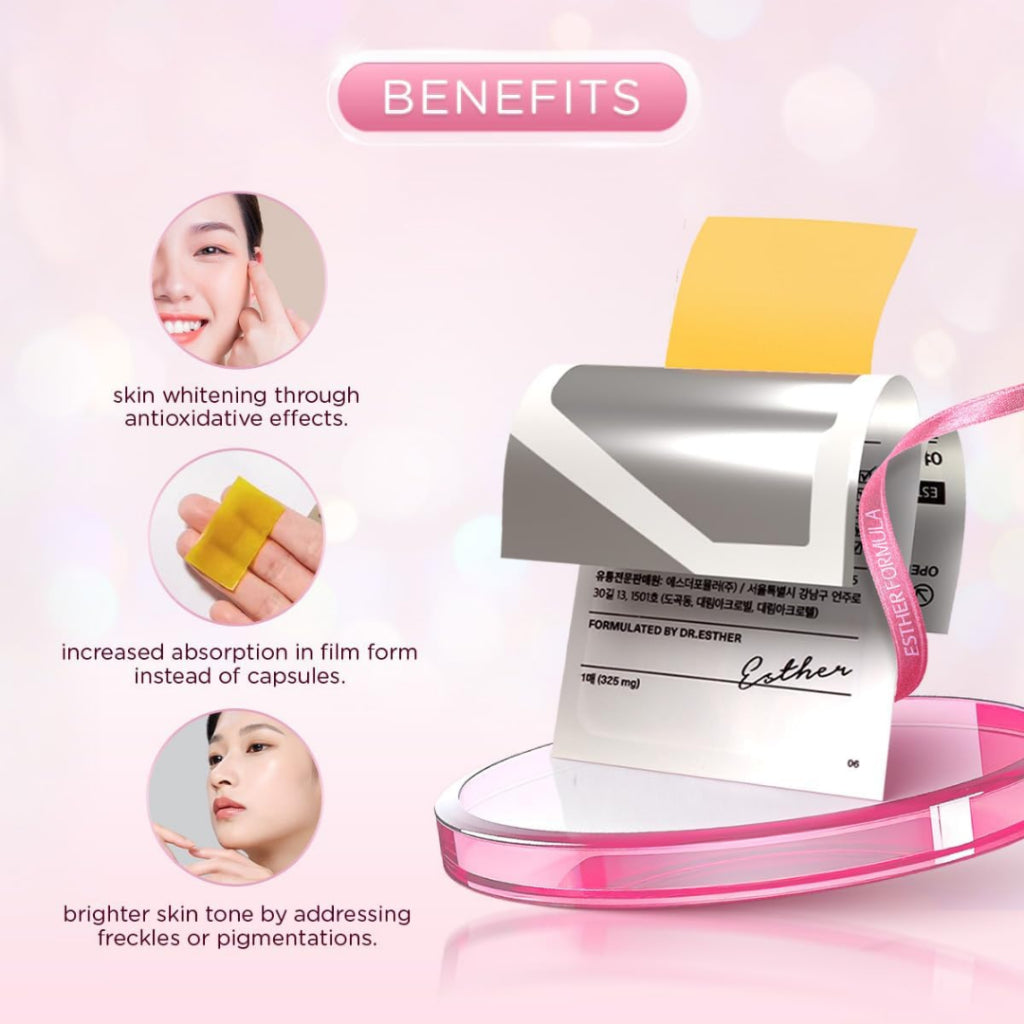 [PRE-ORDER] Esther Formula Glutathione Direct Film 3X -  30pcs / Halal